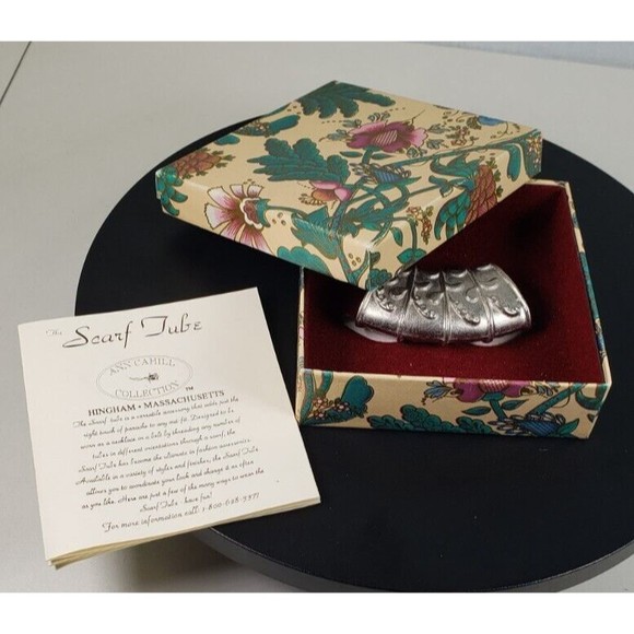 Ann Cahil Collection Scarf Tube With Original Box & Card w/Designs Card Info - Picture 3 of 10